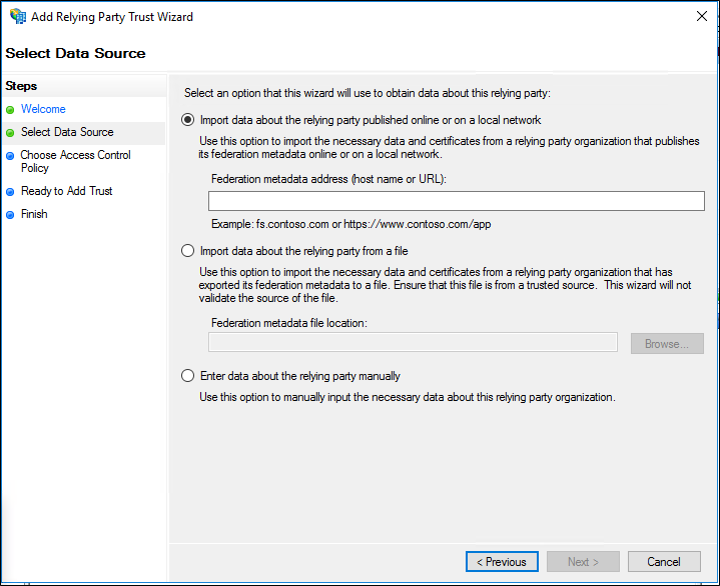 Microsoft AD FS SAML Step 4