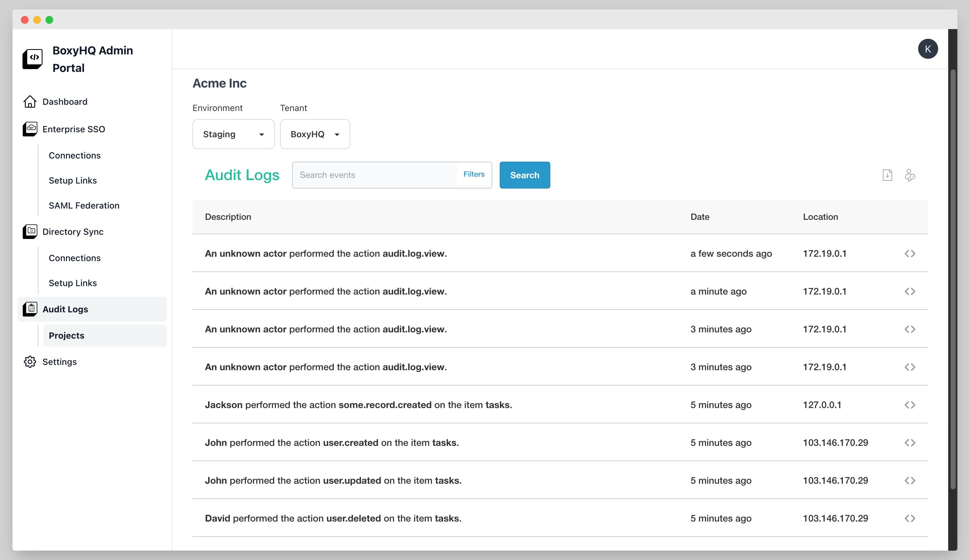 Open Source Audit Logs2